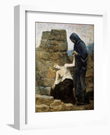 The Compassion, 1887-Pierre Puvis de Chavannes-Framed Giclee Print