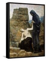 The Compassion, 1887-Pierre Puvis de Chavannes-Framed Stretched Canvas