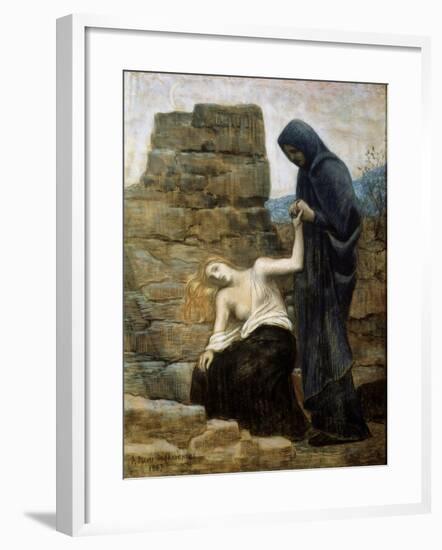 The Compassion, 1887-Pierre Puvis de Chavannes-Framed Giclee Print
