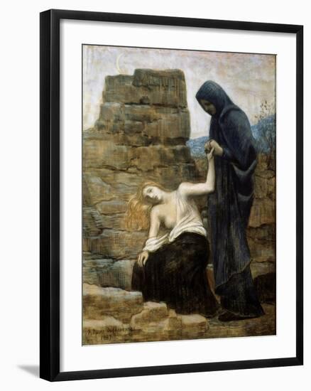 The Compassion, 1887-Pierre Puvis de Chavannes-Framed Giclee Print