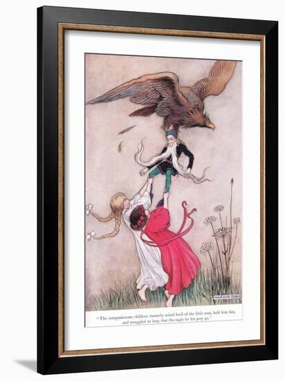 The Compassionate Children-Warwick Goble-Framed Giclee Print