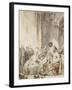 The Competition (Le Concour)-Jean-Honoré Fragonard-Framed Giclee Print