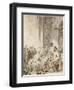 The Competition (Le Concour)-Jean-Honoré Fragonard-Framed Premium Giclee Print