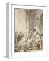 The Competition (Le Concour)-Jean-Honoré Fragonard-Framed Giclee Print