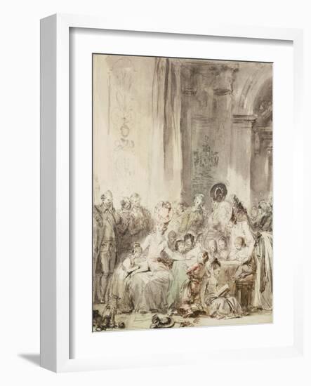 The Competition (Le Concour)-Jean-Honoré Fragonard-Framed Giclee Print