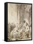 The Competition (Le Concour)-Jean-Honoré Fragonard-Framed Stretched Canvas