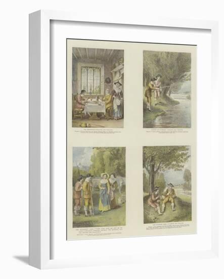 The Complete Angler-Thomas Stothard-Framed Giclee Print