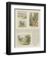 The Complete Angler-Thomas Stothard-Framed Premium Giclee Print