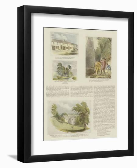 The Complete Angler-Thomas Stothard-Framed Premium Giclee Print