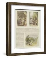 The Complete Angler-Thomas Stothard-Framed Giclee Print