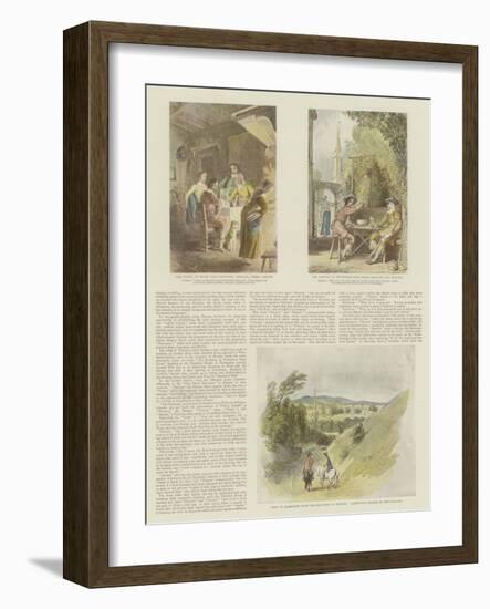 The Complete Angler-Thomas Stothard-Framed Giclee Print