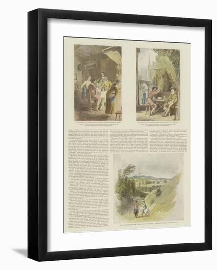 The Complete Angler-Thomas Stothard-Framed Giclee Print