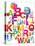 The Complete Childrens English Alphabet Spelt out with Different Fun Cartoon Animals and Toys-barney boogles-Stretched Canvas
