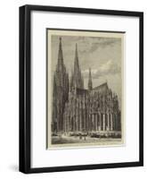 The Completion of Cologne Cathedral, the Exterior from the South-East-Henry William Brewer-Framed Giclee Print