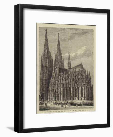 The Completion of Cologne Cathedral, the Exterior from the South-East-Henry William Brewer-Framed Giclee Print