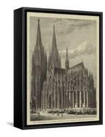 The Completion of Cologne Cathedral, the Exterior from the South-East-Henry William Brewer-Framed Stretched Canvas