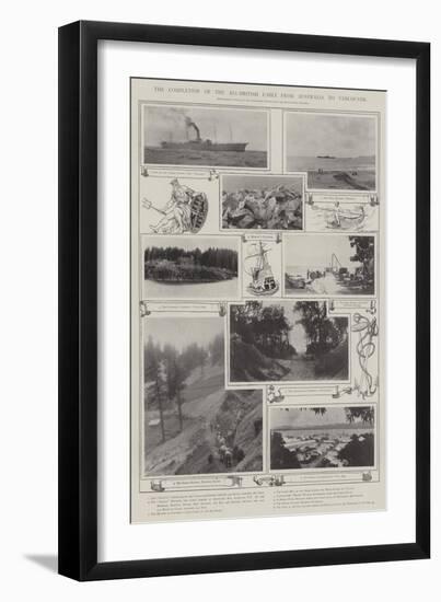 The Completion of the All-British Cable from Australia to Vancouver-null-Framed Giclee Print