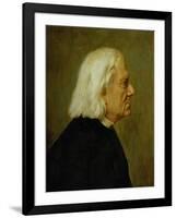 The Composer Franz Liszt (1811-86), 1884-Franz Seraph von Lenbach-Framed Giclee Print