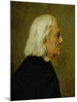 The Composer Franz Liszt (1811-86), 1884-Franz Seraph von Lenbach-Mounted Giclee Print