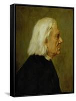 The Composer Franz Liszt (1811-86), 1884-Franz Seraph von Lenbach-Framed Stretched Canvas
