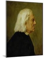 The Composer Franz Liszt (1811-86), 1884-Franz Seraph von Lenbach-Mounted Giclee Print