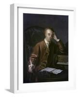 The Composer Handel-Philippe Mercier-Framed Giclee Print