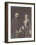 The composer Pyotr Ilyich Tchaikovsky (1840-1893) with his wife Antonina Miliukova, 1877-null-Framed Giclee Print