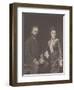 The composer Pyotr Ilyich Tchaikovsky (1840-1893) with his wife Antonina Miliukova, 1877-null-Framed Giclee Print