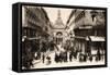 The Comptoir National D'Escompte De Paris and the Rue Rougemont Restaurant, 1905-null-Framed Stretched Canvas