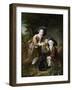 The Comte and Chevalier De Choiseul as Savoyards-François-Hubert Drouais-Framed Giclee Print