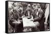 The Comte de Paris & his Brother, the Duc de Chartres, Playing Dominoes as Guests of the Army of th-James F. Gibson-Framed Stretched Canvas