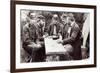 The Comte de Paris & his Brother, the Duc de Chartres, Playing Dominoes as Guests of the Army of th-James F. Gibson-Framed Giclee Print