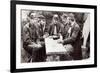 The Comte de Paris & his Brother, the Duc de Chartres, Playing Dominoes as Guests of the Army of th-James F. Gibson-Framed Giclee Print