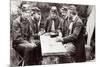 The Comte de Paris & his Brother, the Duc de Chartres, Playing Dominoes as Guests of the Army of th-James F. Gibson-Mounted Giclee Print