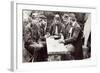 The Comte de Paris & his Brother, the Duc de Chartres, Playing Dominoes as Guests of the Army of th-James F. Gibson-Framed Giclee Print