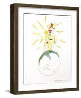 The Conceited Man-Antoine de Saint-Exupéry-Framed Art Print