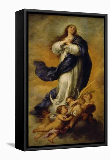 The Concepción (Immaculata) of Aranjuez, about 1656/60-Bartolomé Estéban Murillo-Framed Stretched Canvas