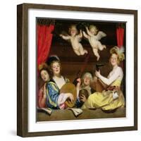 The Concert, 1624-Gerrit van Honthorst-Framed Giclee Print