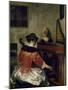 The Concert, about 1675-Gerard ter Borch-Mounted Giclee Print