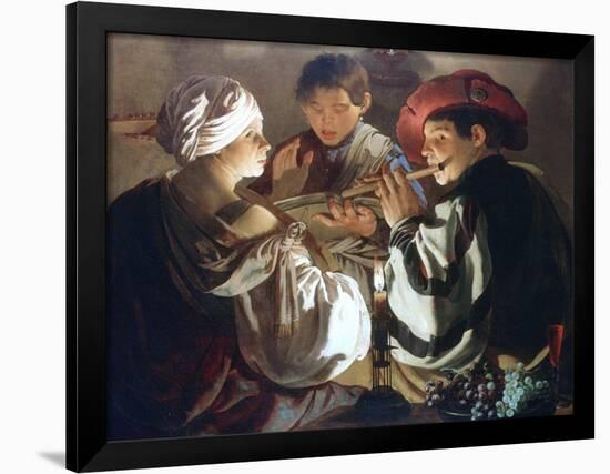 The Concert, C1626-Hendrick Ter Brugghen-Framed Giclee Print