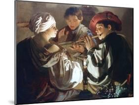 The Concert, C1626-Hendrick Ter Brugghen-Mounted Giclee Print