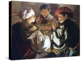 The Concert, C1626-Hendrick Ter Brugghen-Stretched Canvas