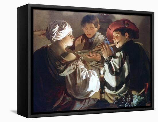 The Concert, C1626-Hendrick Ter Brugghen-Framed Stretched Canvas