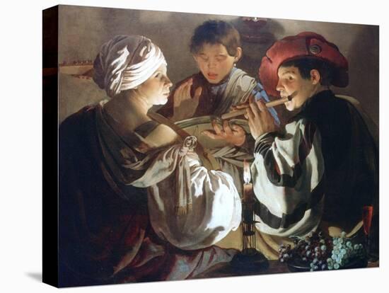 The Concert, C1626-Hendrick Ter Brugghen-Stretched Canvas