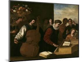 The Concert, Ca. 1640-Aniello Falcone-Mounted Giclee Print