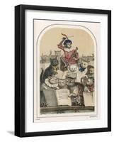 The Concert des Chats, a Feature of the Foire de Saint- Germain-Louis Lassalle-Framed Art Print