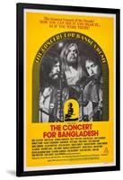 The Concert for Bangladesh, from Left: George Harrison, Leon Russell, Bob Dylan, 1972-null-Framed Art Print