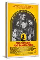 The Concert for Bangladesh, from Left: George Harrison, Leon Russell, Bob Dylan, 1972-null-Stretched Canvas