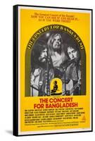 The Concert for Bangladesh, from Left: George Harrison, Leon Russell, Bob Dylan, 1972-null-Framed Stretched Canvas