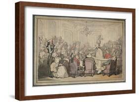 'The Concert. From Matthew Bramble's Trip to Bath.', c1780-1820, (1923)-Thomas Rowlandson-Framed Giclee Print